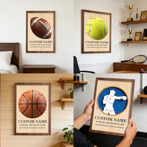 Ozinna Personalized Volleyball Coach Plaque, Custom Volleyball Coach Award for Team Signatures & Thank You Notes, Appreciation Thank You Gift for Volleyball Coaches, Best Coach Gift (Volleyball) — view 5
