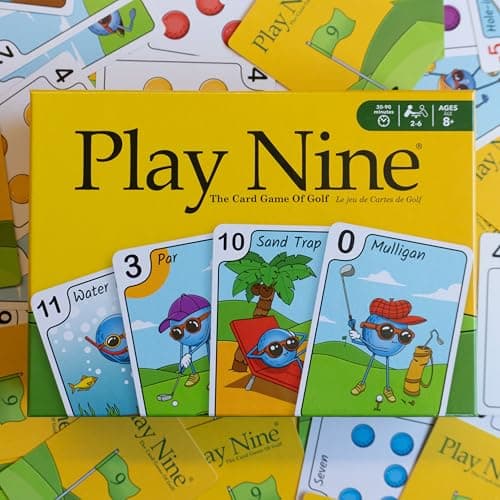 Play Nine - The Card Game of Golf, Best Card Games for Families, Strategy Game for Couples, Fun Game Night Kids, Teens and Adults, The Perfect Golf Gift — view 8