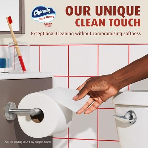 Charmin Ultra Strong Clean Touch Toilet Paper, 6 Family Mega XL Rolls = 42 Regular Rolls — view 2
