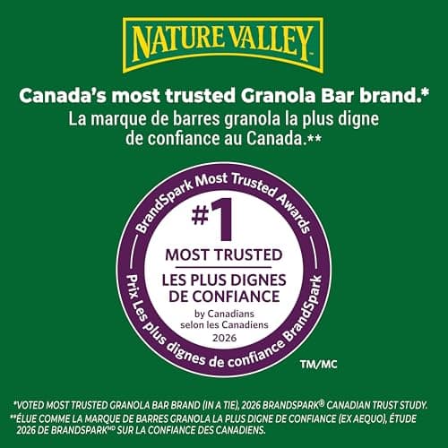 NATURE VALLEY - FAMILY PACK SIZE - Dark Chocolate Nut Granola Bars, Loaded with Chocolate Chunks, Pack of 15 Granola Bars, Made with Whole Grain Oats, No Artificial Colours, No Artificial Flavours — view 4