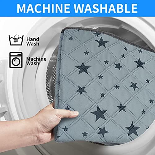 RIOUSSI Guinea Pig Cage Liners, Absorbent Washable Reusable Guinea Pig Fleece Bedding for Midwest and C&C Cages with Leakproof Bottom. Star Print, C&C 2X4, 2 Pack — view 4