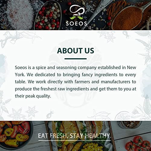 Soeos Black Peppercorns, 18oz (Pack of 1), Non-GMO, Kosher, Packed to Keep Peppers Fresh, Peppercorn for Grinder Refill, Whole Peppercorns — view 8