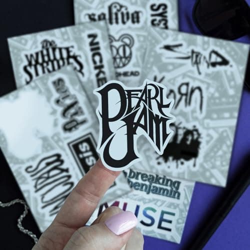 36Pcs Grunge Stickers, 90's Grunge Music, Rock Stickers, Rock Band Decals, Music Gifts for Men and Women — view 3