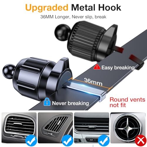 Romuto Phone Holders for Your Car Phone Holder Mount【Super Suction】Cell Phone Holder for Car Accessories for Women Men【360° Adjustable】Suction Phone Mount for Car, Window, Bathroom for iPhone Samsung — view 7