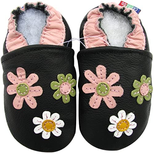 Three Colors- Flowers Black 0-6 Months
