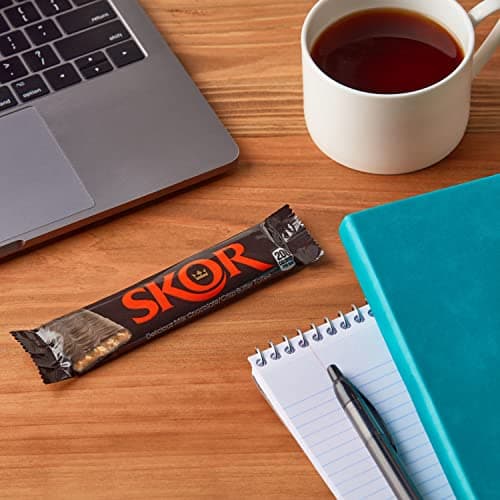 SKOR Crisp Butter Toffee and Chocolate Candy Bars, 1.4 oz (18 Count) — view 5