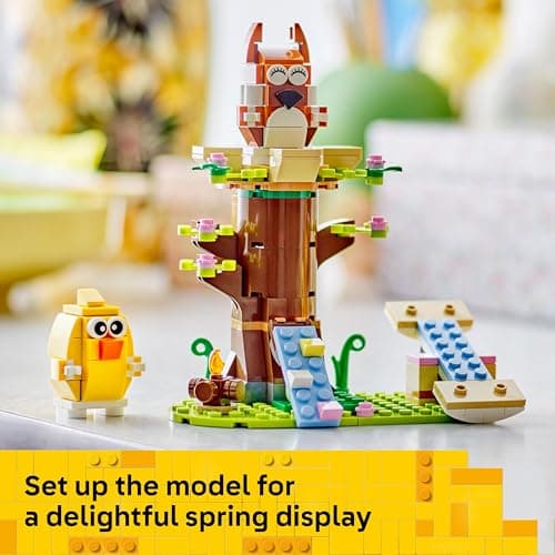 LEGO Spring Animal Playground Building Toy - Pretend Play Set with Squirrel and Bird Figure for Boys and Girls, Ages 8+ - Gift Idea for Easter and Kids' Birthdays - 40709 — view 5