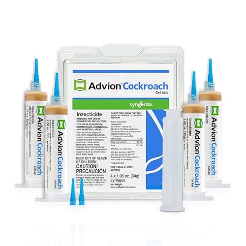 Syngenta 383920 Advion Cockroach Gel Bait 4 X 30 Gram Tubes Roach Control