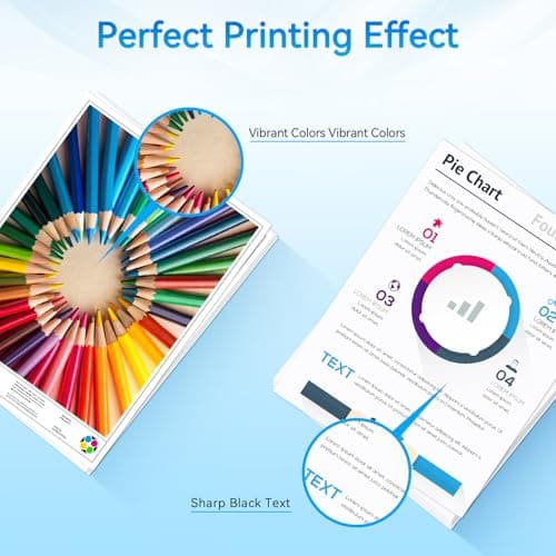 Chromojet 67XL Ink Cartridges Black/Color Combo Pack Compatible for HP Ink 67 67XL Printer Ink 67 Fit for DeskJet 4155e 2855e 2755e 2700 2700e 2800e 4100 Envy 6055e 6455e 6000 6400 Printer — view 4
