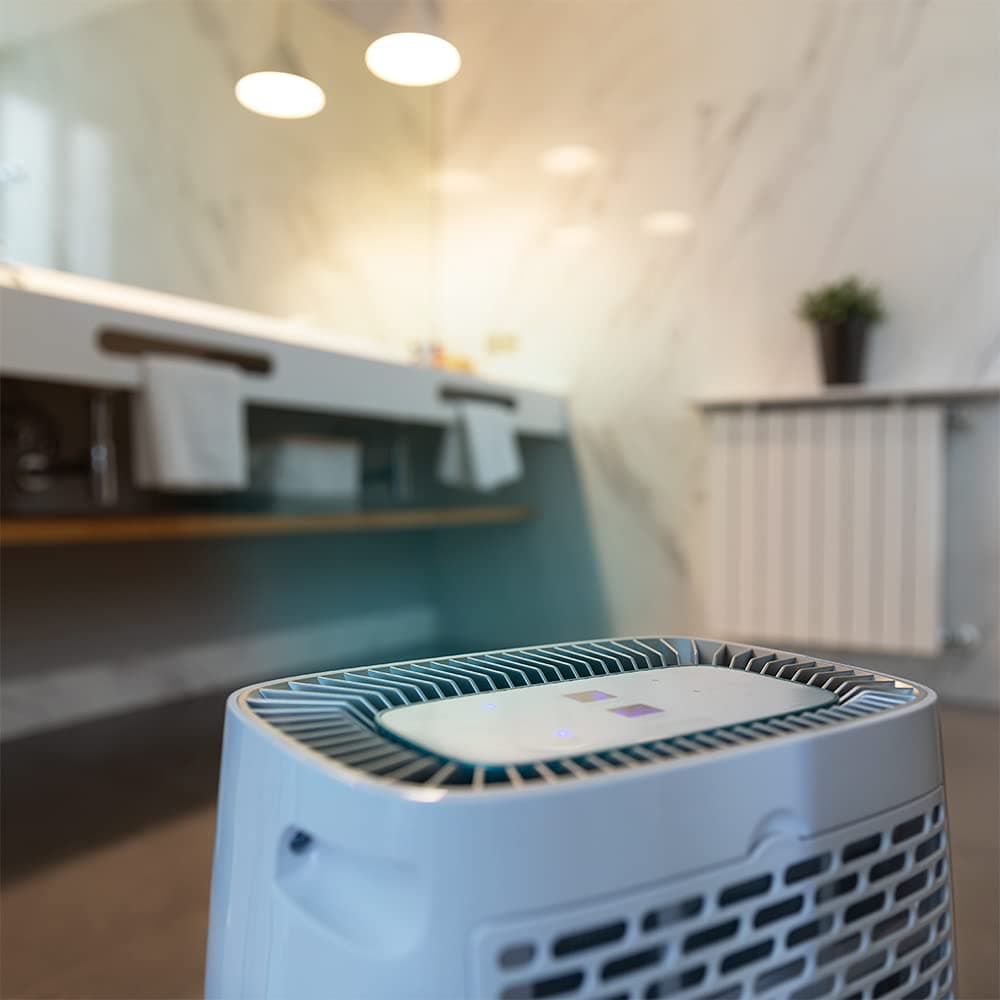 Cecotec Deshumidificador Big Dry 4000 Expert Connected. Control Wifi, 10L/día, Depósito extraíble 2,5L, Cobertura 105m3/h, Gas R290, Silencioso, Humedad 40% a 80%, Pantalla LED, Apagado Automático — view 5