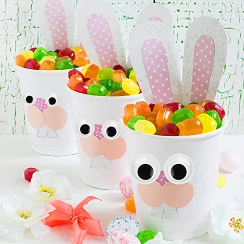200 Pieces Wiggle Eyes, FEBSNOW Googly Eyes Self Adhesive Black White Plastic Googly Eyes Mixed Assorted Sizes Sticker Eyes for DIY Crafts Decoration(6mm -12mm) — view 5