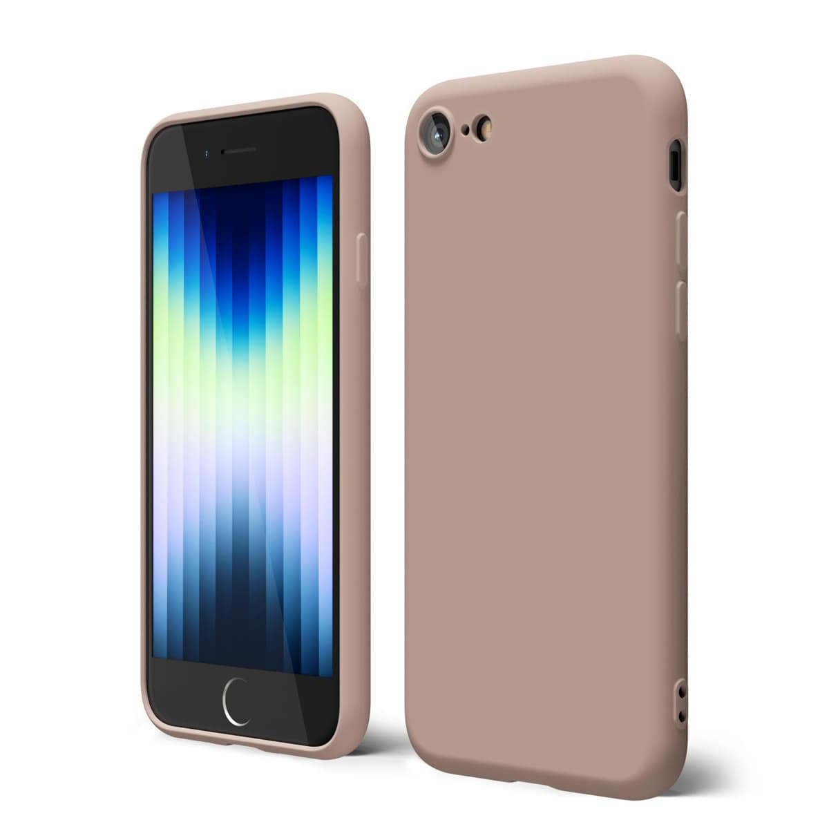 oakxco for iPhone 17 Pro Max Phone Case Liquid Silicone, Cute Thin Slim Grip Soft Rubber Gel for Women Men, Smooth Matte TPU Plain Solid Color Girly Simple Case with Camera Cover, Light Pink — view 751