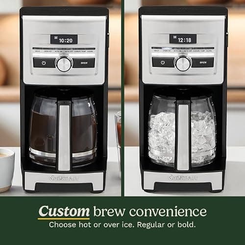Cuisinart Personal Brew™ 12-Cup Coffee Maker, Automatic Coffee Machine, Programmable Coffee Maker for Home Brewing Convenience with Adjustable Brew Strength, Stainless Steel/Black, DCC-12 — view 2