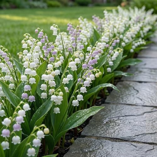 111 PCS White Lily of The Valley Flower Convallaria Majalis Seed Rich Seed Flower Seed (White) — view 4