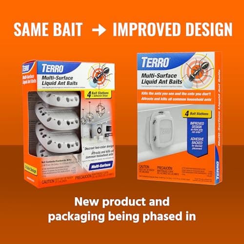TERRO Multi-Surface Liquid Ant Baits, 4-Pack, Indoor Bait Stations for Home — view 12