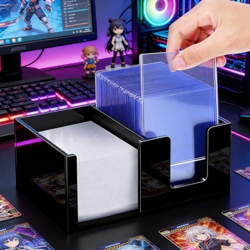 tutata Acrylic Toploader Holder and Penny Sleeve Holder, Top Loader Storage Box — view 3