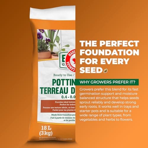All-Purpose Potting Soil 18L for Indoor & Outdoor Plants – Ready to Use Soil Mix for Flowers, Herbs, Vegetables & Container Gardening — view 4