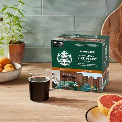 STARBUCKS Pike Place Medium Roast Keurig K-Cup Coffee Pods Pike Place K-Cup Carton, 550 g — view 4