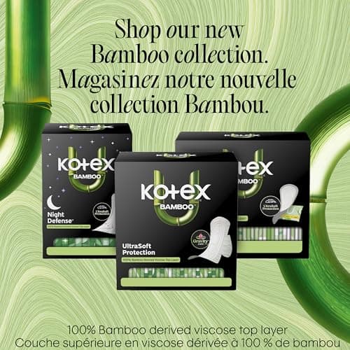 Bamboo Absorbent Extra-Coverage Length Folded & Wrapped Liners 54CT — view 5