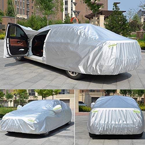 Koukou SUV Car Cover Custom Fit Audi Q5 2008-2025, Waterproof Car Cover All Weather for Automobiles Outdoor Indoor with Zipper Door, Sun Rain Dust Snow Protection. — view 5