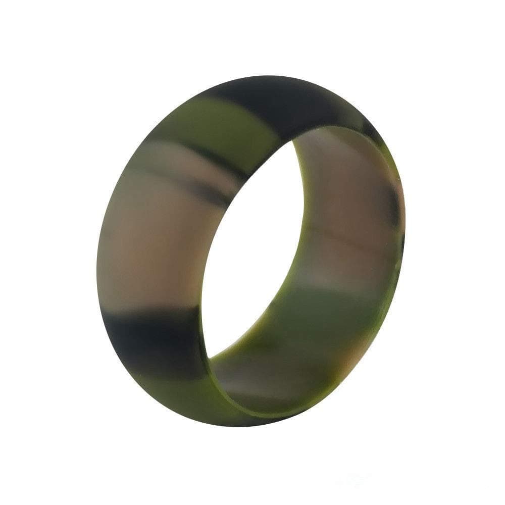 Boolavard anillo de bodas de silicona para hombres y mujeres asequible banda de goma de silicona, paquete de 7, 5 paquetes y singles - blanco, gris, plata, azul — view 13