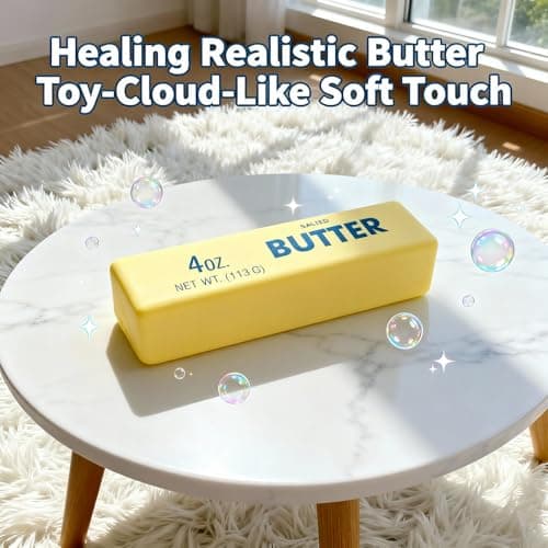 Midou Slow Rising Dumpling Squishy Butter Squeeze Toy Sensory Stress Relief Squishies Soft & Stretchy Fidget Toys for Anxiety Relief Party Favors 1Pcs with Smile Face — view 5