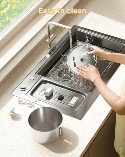 Cat Water Fountain Stainless Steel - 74oz/2.2L Automatic Large Pet Watering Bowl Dispenser for Indoor Dogs - Drinking Fountains with 3 Filter, Gifts for Cats and Kitty - Dog Waterer Bowls No Spill — view 6