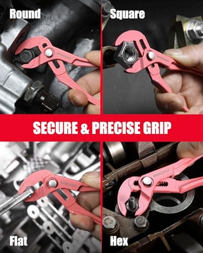 WORKPRO Mini Water Pump Pliers, 4-Inch Groove Joint Pliers for Tight Spaces — view 5