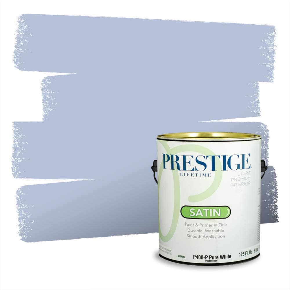 PRESTIGE Paints Interior Paint and Primer In One, 1-Gallon, Semi-Gloss, Comparable Match of Valspar* Dewdrop* — view 292
