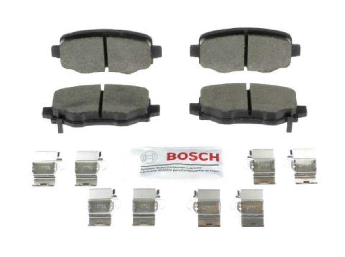 Bosch BC914 QuietCast Premium Ceramic Disc Brake Pad Set For: Acura ILX; Honda Accord, Civic, CR-V, Element, Fit, Front — view 44