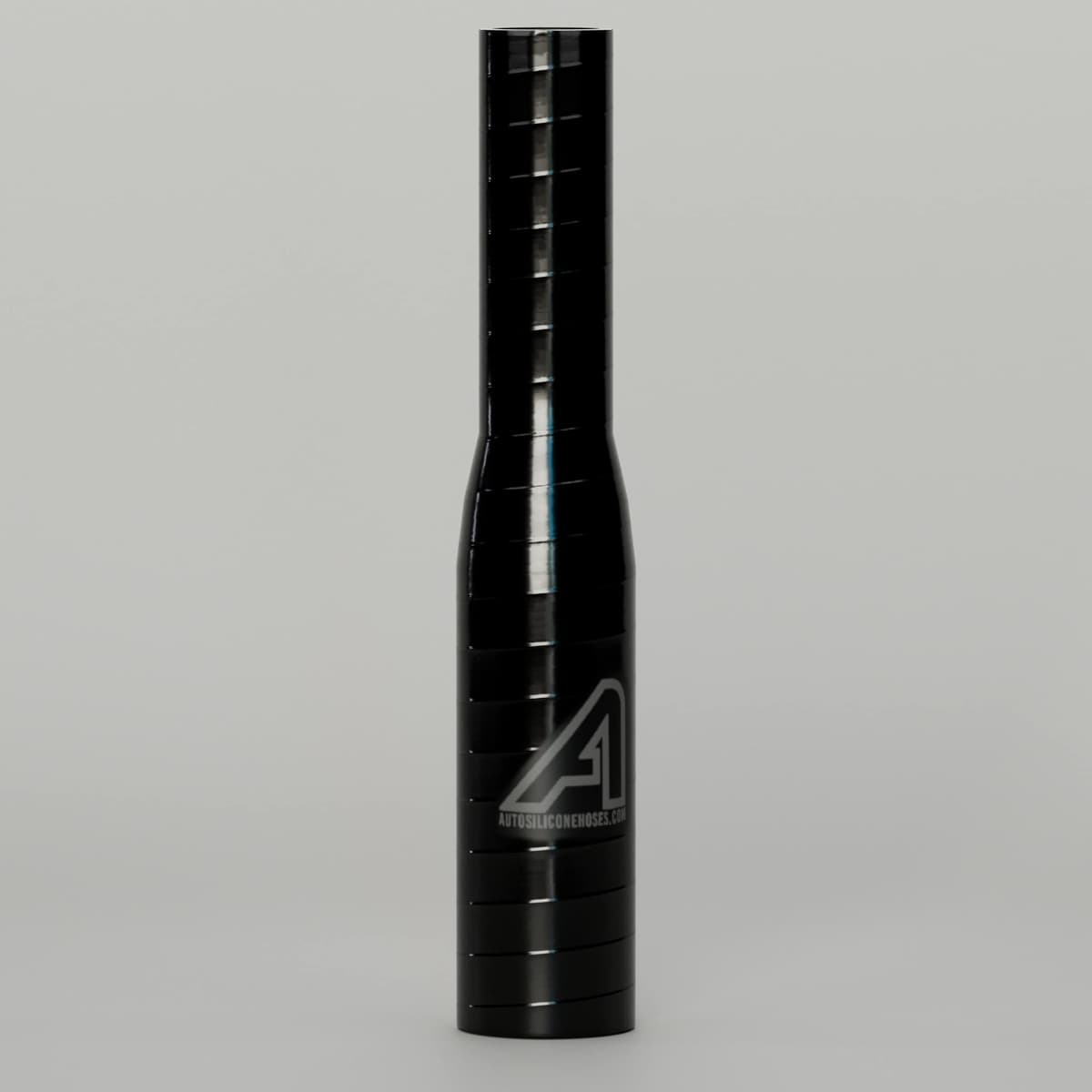 25mm > 19mm Silicone Hose Straight Reducer Black — view 2
