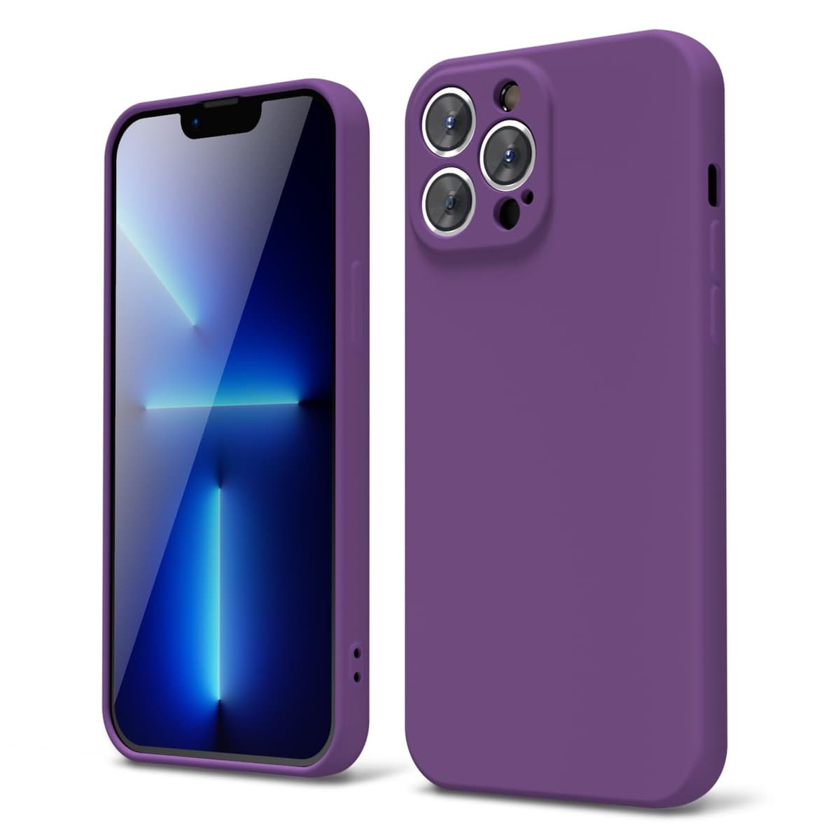 oakxco for iPhone 17 Pro Max Phone Case Liquid Silicone, Cute Thin Slim Grip Soft Rubber Gel for Women Men, Smooth Matte TPU Plain Solid Color Girly Simple Case with Camera Cover, Light Pink — view 576