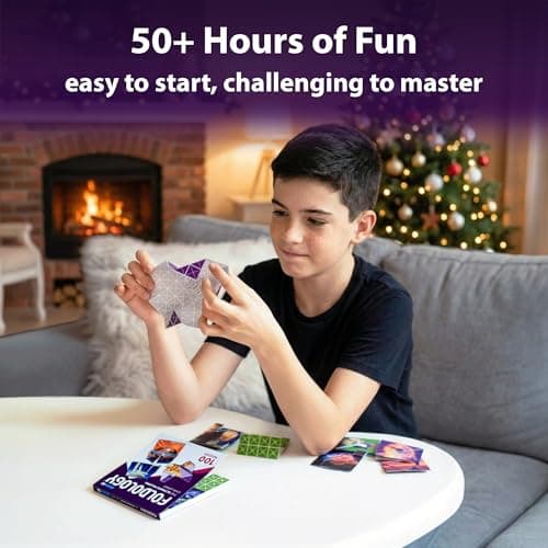 FOLDOLOGY - The Origami Puzzle Game! Brain Teasers for Tweens, Teens & Adults | Travel Game, STEM Toy | Fold the Paper, Complete the Picture | 100 Puzzles | Gift for Ages 10+ — view 3