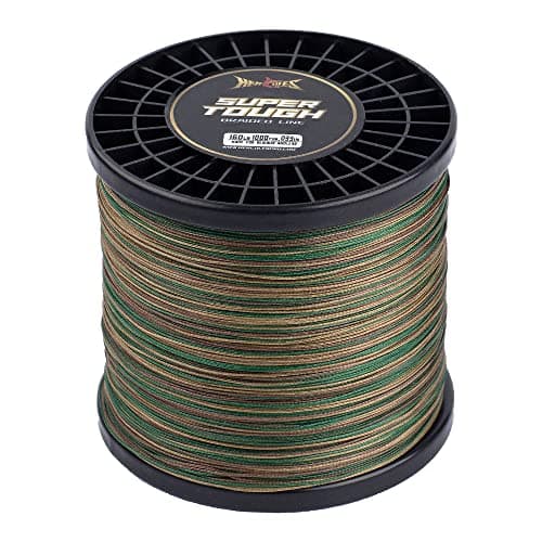 HERCULES Super Tough Braided Fishing Line 25 pounds Test Camouflage 25LB (1000 Yards) - 4 Strands — view 6