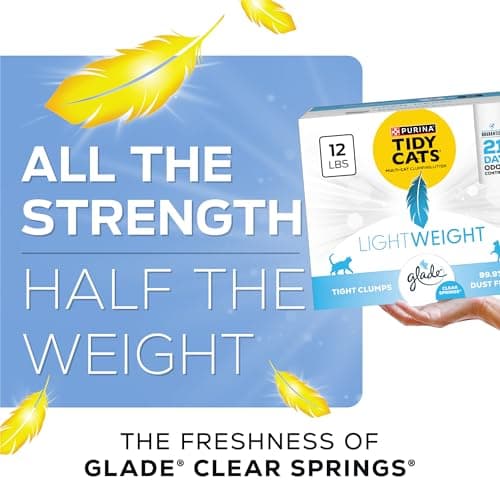 Purina Tidy Cats LightWeight With Glade Clear Springs Multi-Cat, Clumping, Low Dust, Scented Cat litter - 12 lb. Box — view 4