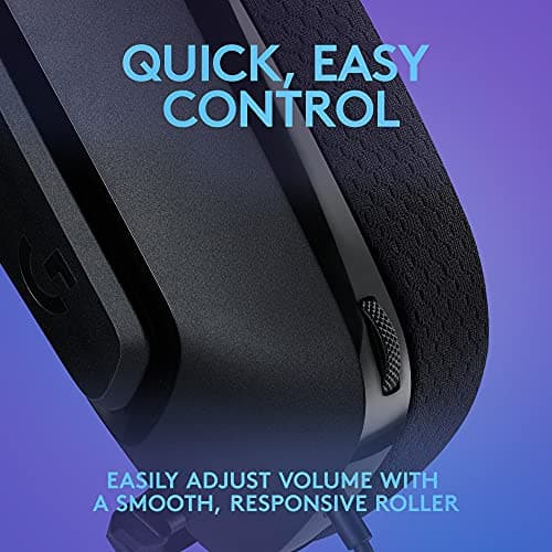 Logitech G335 Wired Gaming Headset, with Flip to Mute Microphone, 3.5mm Audio Jack, Memory Foam Earpads, Lightweight, Compatible with PC, PlayStation, Xbox, Nintendo Switch/Switch 2 - Black — view 3