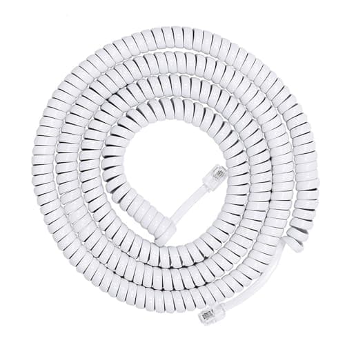 RJ9 RJ11 4P4C Telephone Handset Cord Coiled Fix Landline Phone Wire for Clear Calls and Durability 200cm 300cm Spring Phone Cord — view 2