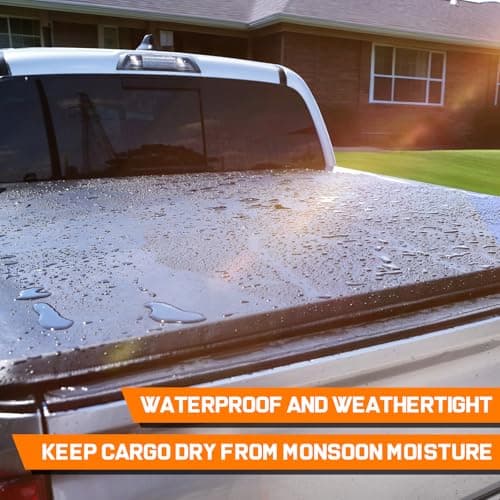 RHOBRA Soft Roll-up Truck Bed Tonneau Cover Compatible with 2009-2026 Dodge Ram 1500 (Incl. Classic & New), 5.7 ft Bed Without Rambox, 26.5oz Vinyl Soft Truck Bed Cover, No-Drill Installation — view 7