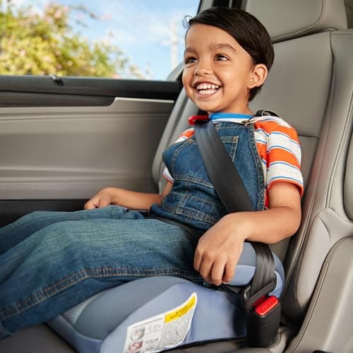 Cosco Topside Backless Booster Car Seat, Lightweight Booster Seats for Cars 40-100 lbs, Backless Booster Seat for Car, Turquoise — view 5