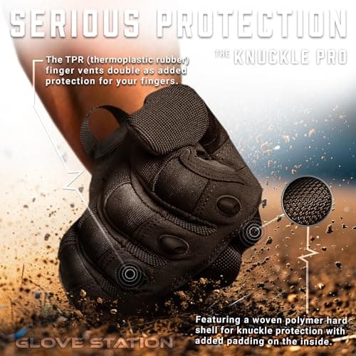 Glove Station - Cold Weather Tactical Shooting Gloves for Men and Woman with Touchscreen Fingers - Durable and Comfortable Hand-Gear for Shooting and Hunting — view 4