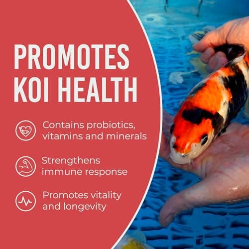 Blue Ridge Koi Fish Food 4.5lb - Koi Food 3/16” Platinum Pro Formula Goldfish Food, Premium Fish Food for Ponds, Ponds Fish Food, Floating Pond Pellet — view 5