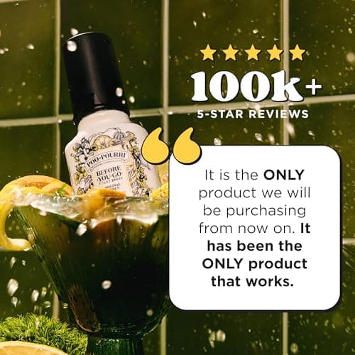 Poo-Pourri Before-You-Go Toilet Spray, Original Citrus, 2 Fl Oz, Up to 100 Uses, Bathroom Odor Deodorizer with Essential Oils for Home or Work, Travel Essentials, TSA Approved Size, Lemon Bergamot — view 2