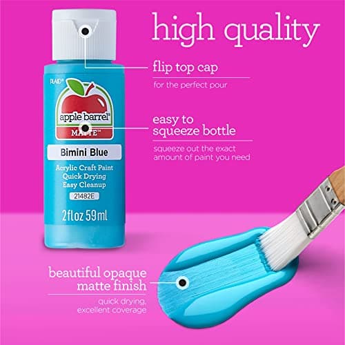 Apple Barrel Acrylic Paint in Assorted Colors (2 oz), 21490, Pavement — view 4
