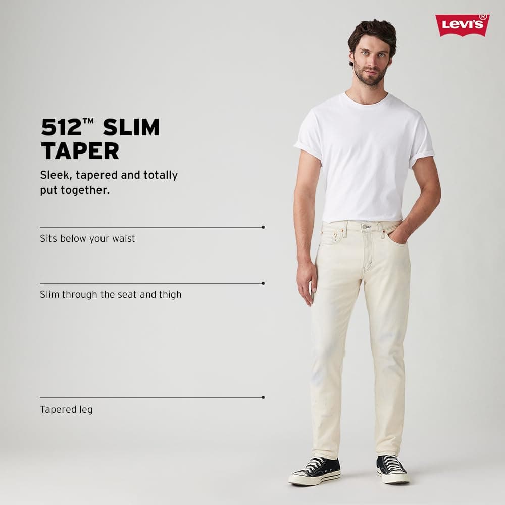 Levi's Mens 512 Slim Taper Fit Jeans — view 4