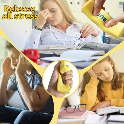 Slow Rebound Cute Butter Squeeze Stress Balls, 2026 New Realistic Soft Butter Stick Fidget Toy,Slow Rising Portable Squishy for Adults Anxiety & Stress Relief, Sensory Gifts for Office, Home (2pcs) — view 7
