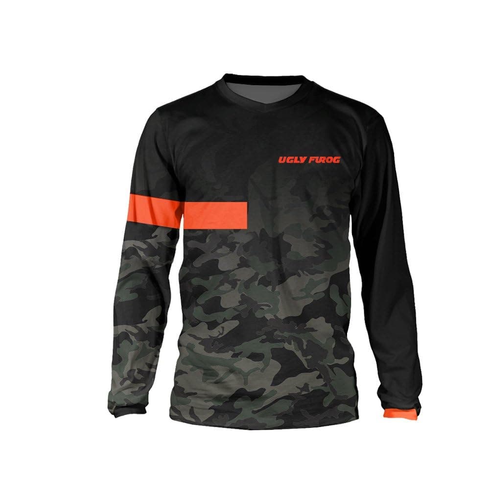 UGLY FROG Downhill Jersey Mens Bike Wear Rage Cycling/Motocross Clothes Mountain Bike Shirt MTB BMX — view 44