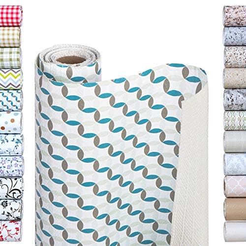 Pro-Mart 8744400 Ocean Origami Grip Bonded Shelf Liner, 18" x 5'