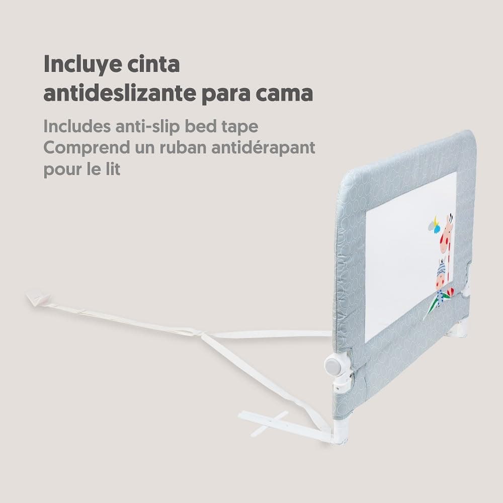 Interbaby Barrera Seguridad Niños Cama Abatible 150 cm | Niños Entre 18 Meses y 5 Años | Barandilla Cama Niño de Fácil Instalación, Seguridad, Compatible con Camas Nido | Jirafa — view 2