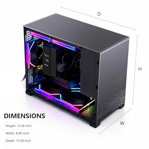 KOTIN Prebuilt Gaming PC Ryzen 5 9600X, 16GB DDR5, RTX 5060 Ti 8GB, 1TB SSD — view 4