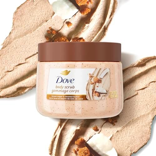 Dove pH Balanced Body Scrub, with Naturally-Derived and Sulfate-Free Cleansers, Brown Sugar & Coconut Butter, 425 g — view 4